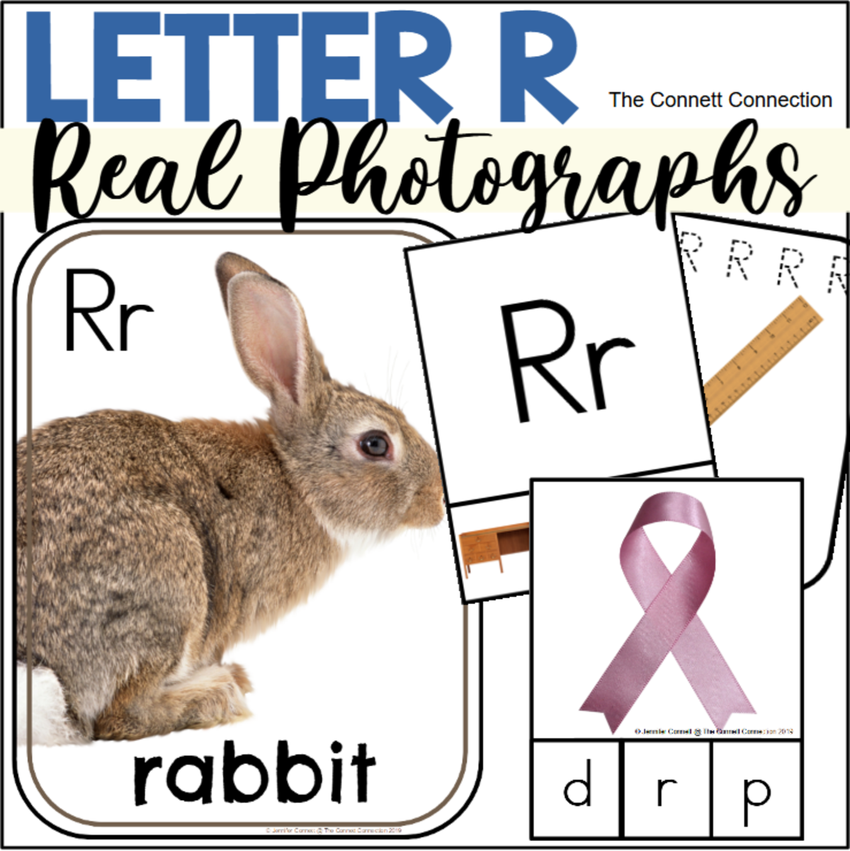 An educational teaching resource from The Connett Connection entitled Letter R Phonics and Writing Centers with Real Photographs downloadable at Teach Simple.