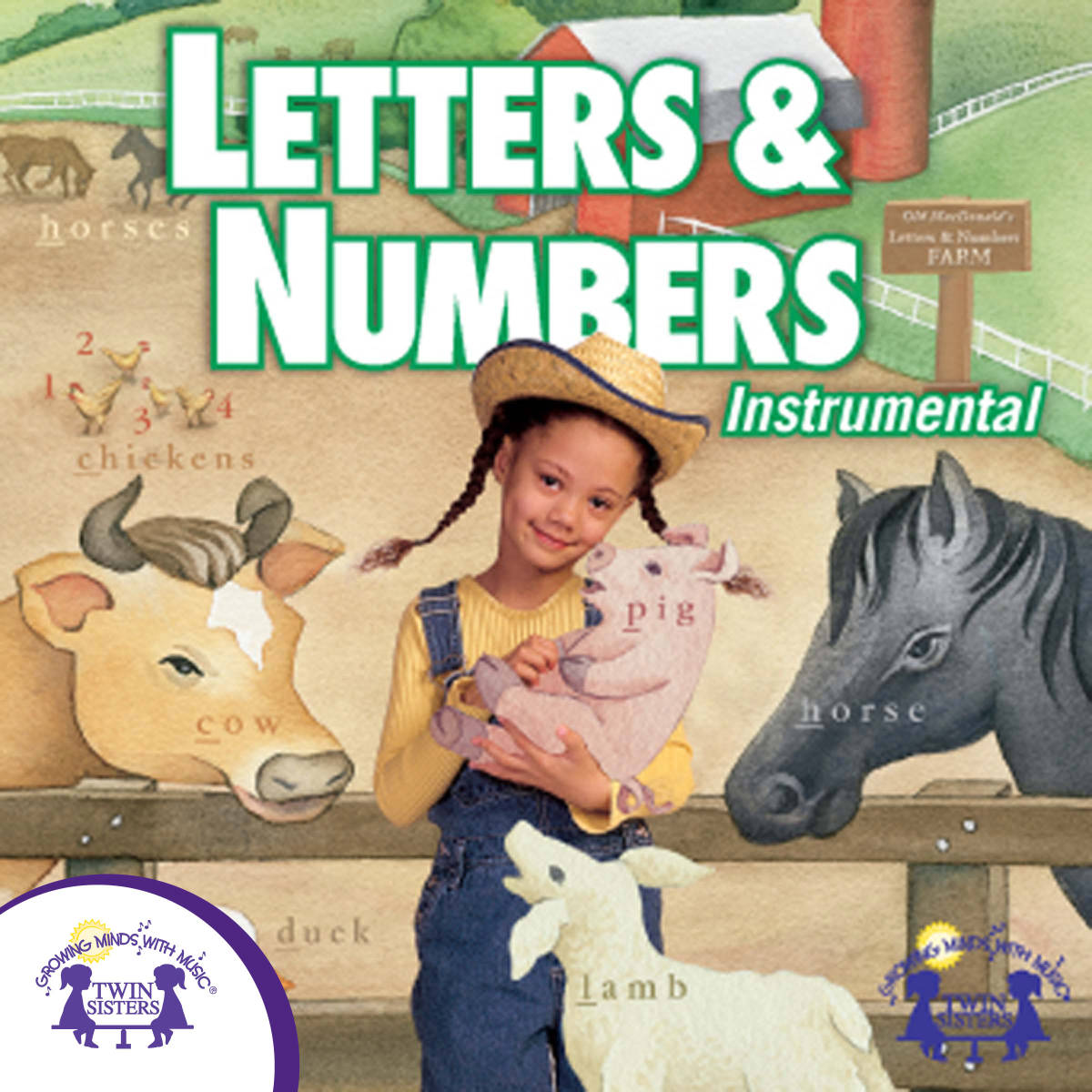An educational teaching resource from Twin Sisters Digital Media entitled Letters & Numbers Instrumental downloadable at Teach Simple.