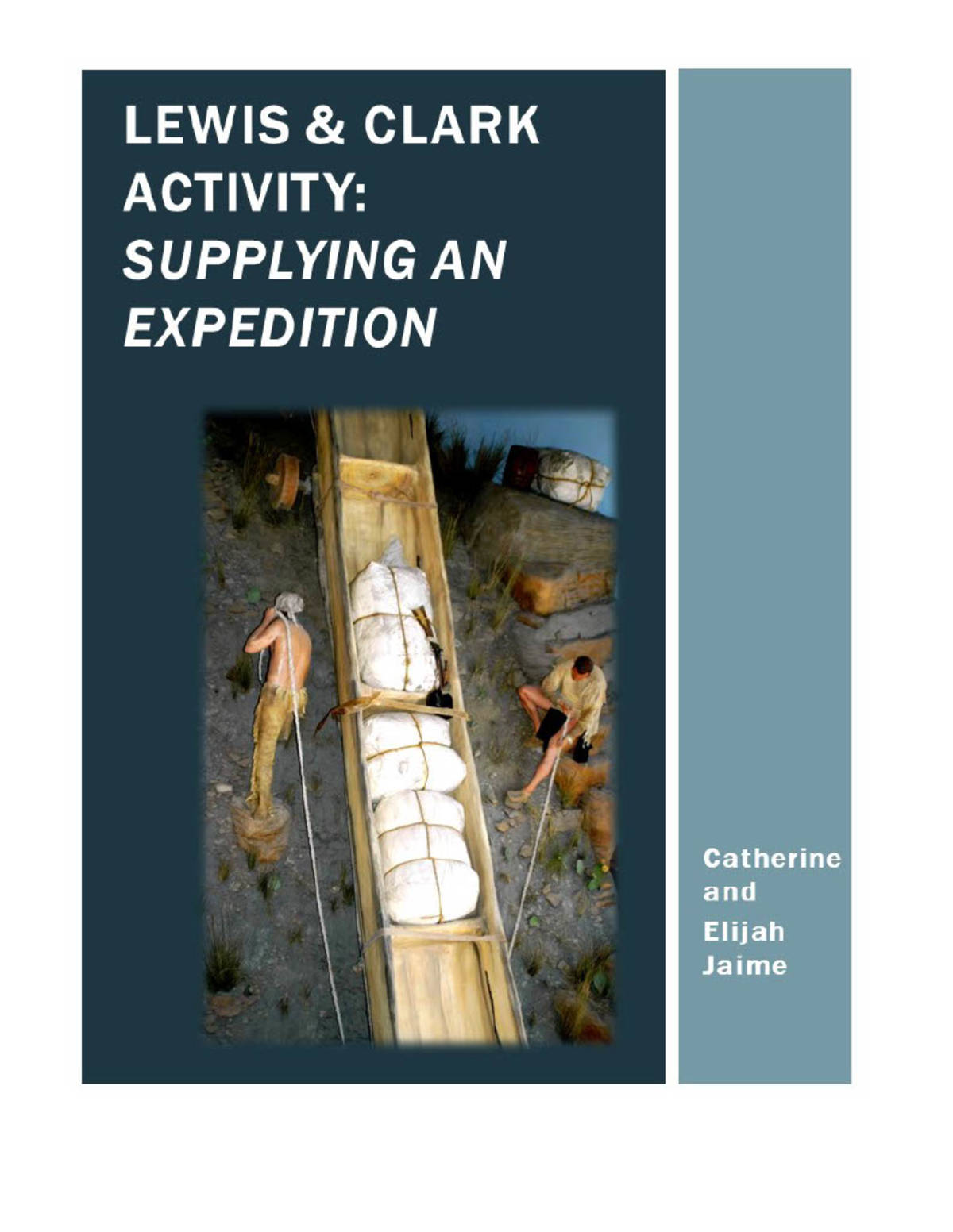An educational teaching resource from Creative Learning Connection entitled Lewis and Clark: Supplying an Expedition Activity downloadable at Teach Simple.