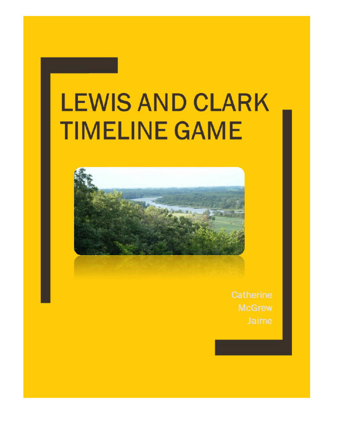 An educational teaching resource from Creative Learning Connection entitled Lewis and Clark Time-Line Game downloadable at Teach Simple.