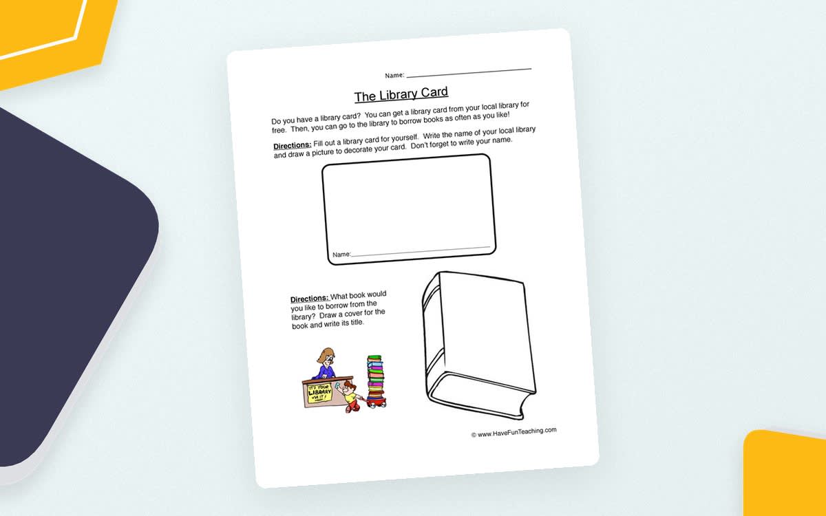 An educational teaching resource from Have Fun Teaching entitled Library Skills Worksheet downloadable at Teach Simple.