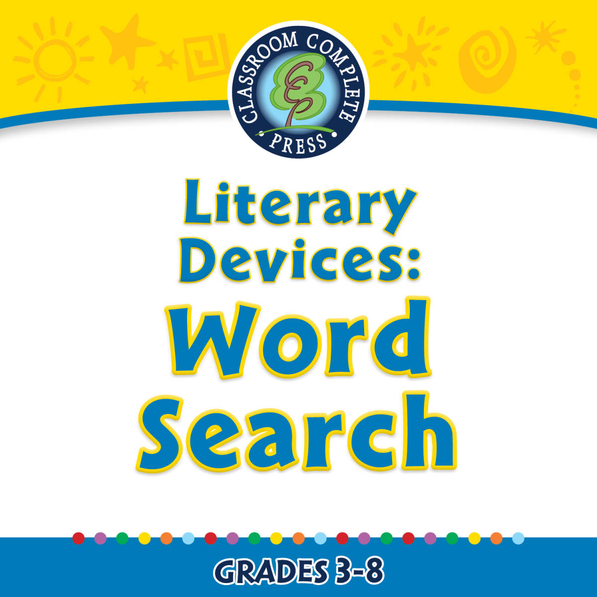 An educational teaching resource from Classroom Complete Press entitled Literary Devices: Word Search - FLASH-MAC downloadable at Teach Simple.