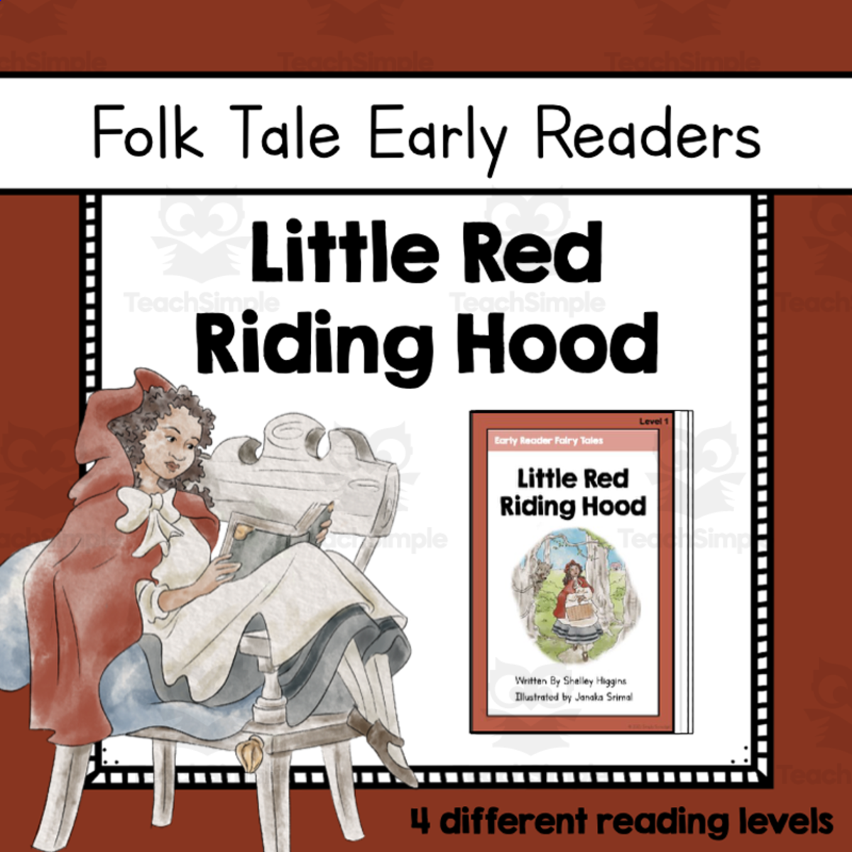 An educational teaching resource from Simply Schoolgirl entitled "Little Red Riding Hood" | Differentiated Folk Tale Unit | Guided Read downloadable at Teach Simple.