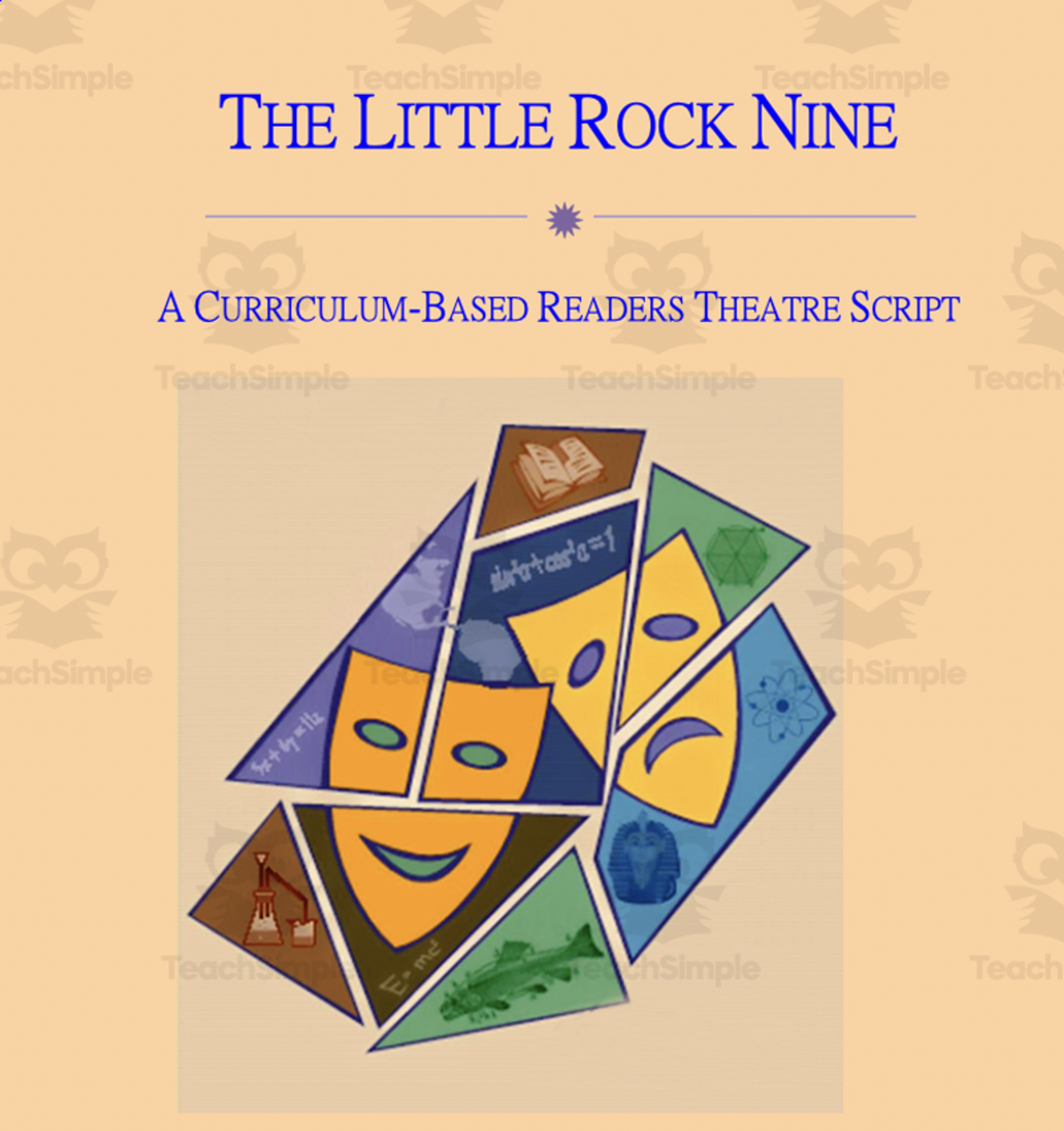 An educational teaching resource from Rosalind Flynn entitled Little Rock Nine Readers Theatre Script downloadable at Teach Simple.