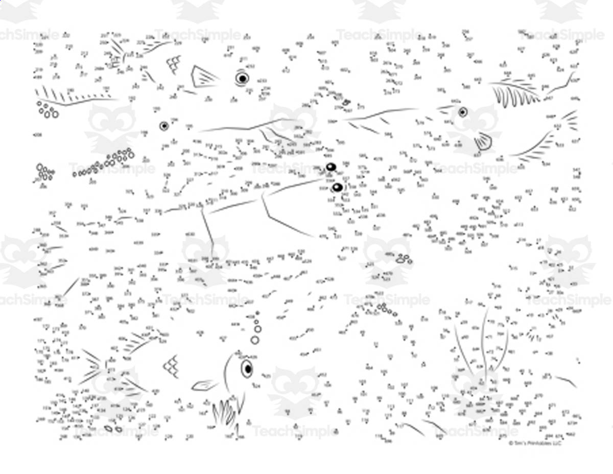 An educational teaching resource from Tim's Printables entitled Lobster Extreme Difficulty Dot-to-Dot / Connect the Dots PDF downloadable at Teach Simple.