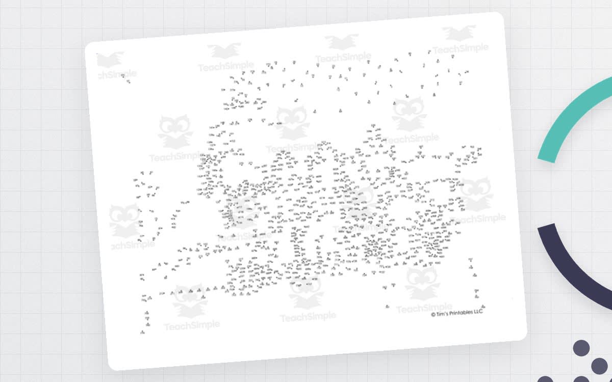 Locomotive Extreme Dot-to-Dot preview: One locomotive dot-to-dot puzzle with answer key