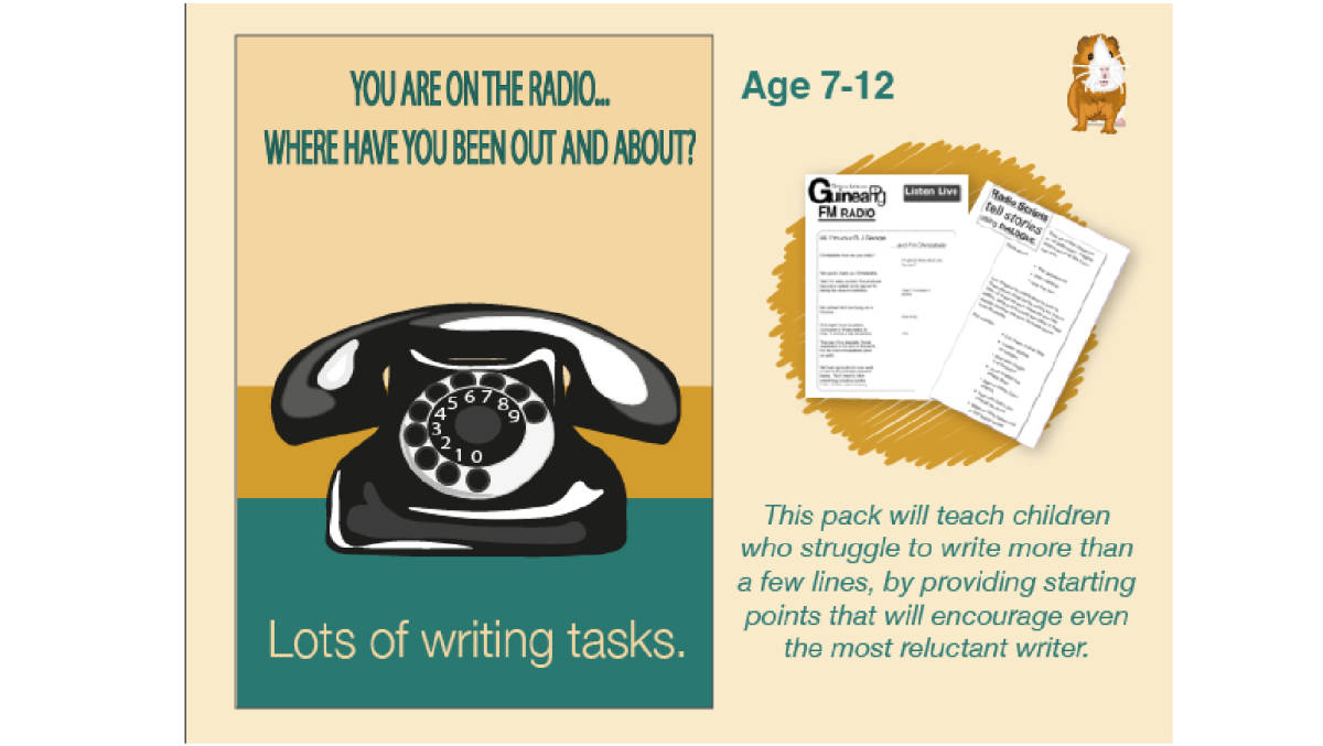 An educational teaching resource from Guinea Pig Education entitled Lot's Of Writing Tasks About Being Out And About (7-11 years) downloadable at Teach Simple.