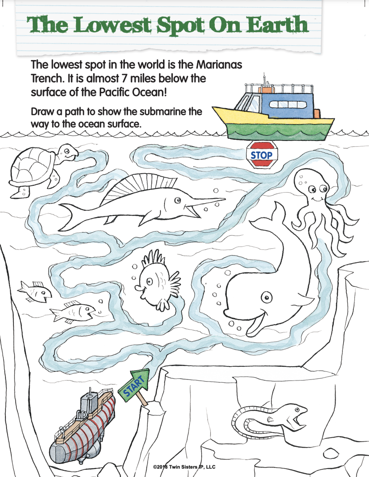 An educational teaching resource from Twin Sisters Digital Media entitled Loving the Earth: Mazes Activity Book downloadable at Teach Simple.