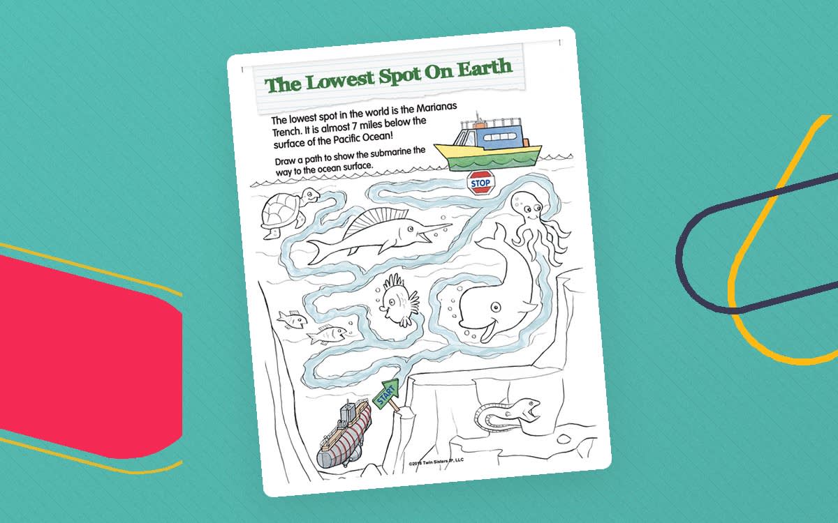 An educational teaching resource from Twin Sisters Digital Media entitled Loving the Earth: Mazes Activity Book downloadable at Teach Simple.
