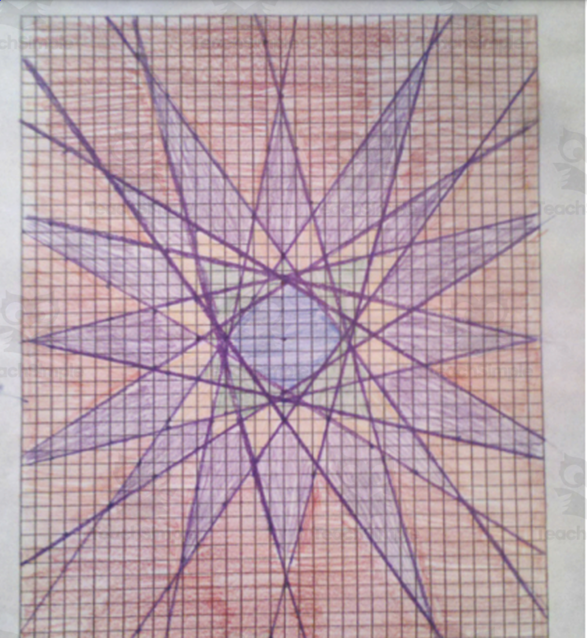 An educational teaching resource from Math Resources With Rigor entitled Make Star by Graphing Linear Equations in Two Variables downloadable at Teach Simple.