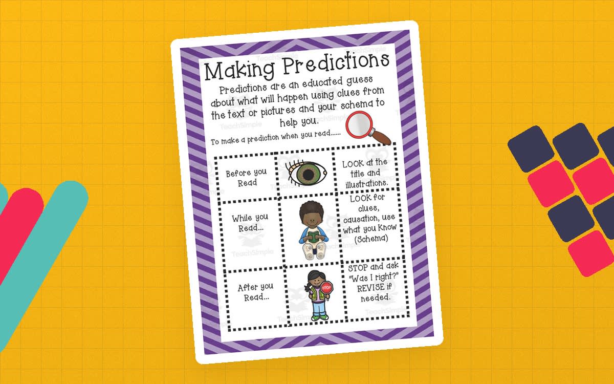 Making Predictions Anchor Chart – 4-Chart Set preview