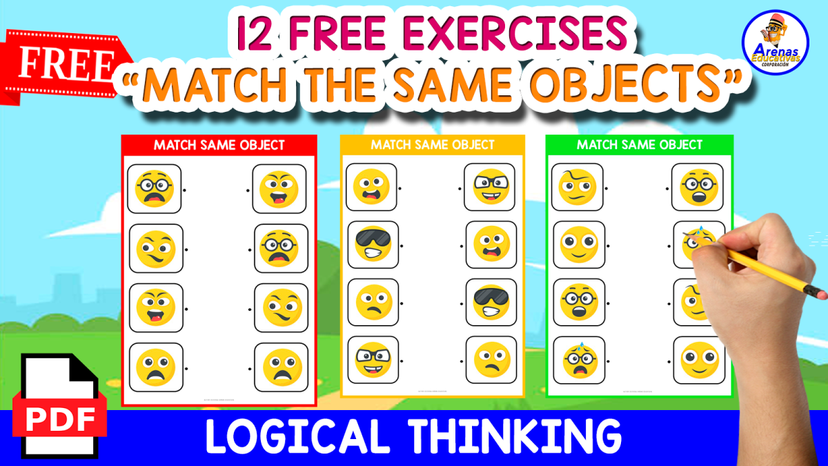 An educational teaching resource from EDITORIAL LAURA EDUCA entitled MATCH THE SIMILAR OBJECT | WITH EMOJIS THEMED downloadable at Teach Simple.