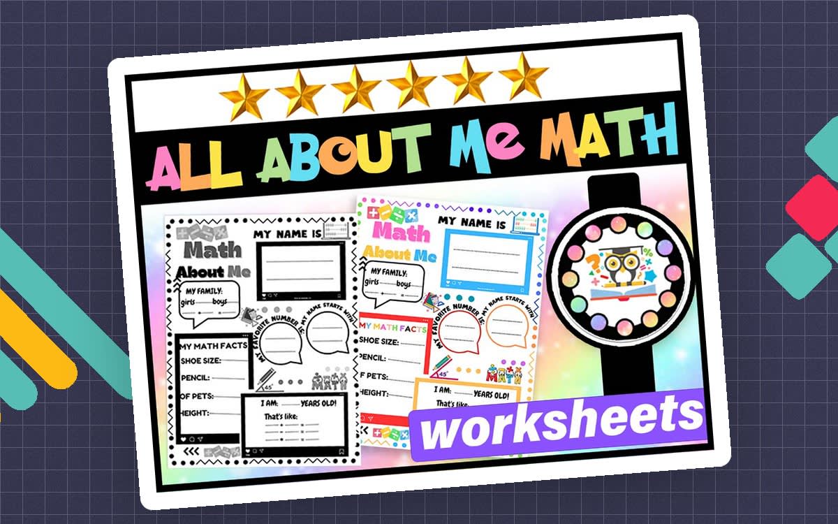 An educational teaching resource from LAMO entitled Math Activities All About Me downloadable at Teach Simple.