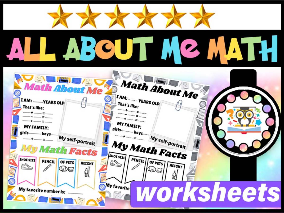 An educational teaching resource from LAMO entitled Math All About Me Beginning of the Year Math downloadable at Teach Simple.