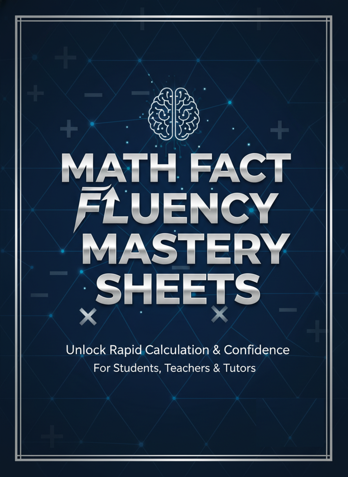 An educational teaching resource from Creative Book Store entitled Math Fact Fluency Mastery Sheets downloadable at Teach Simple.