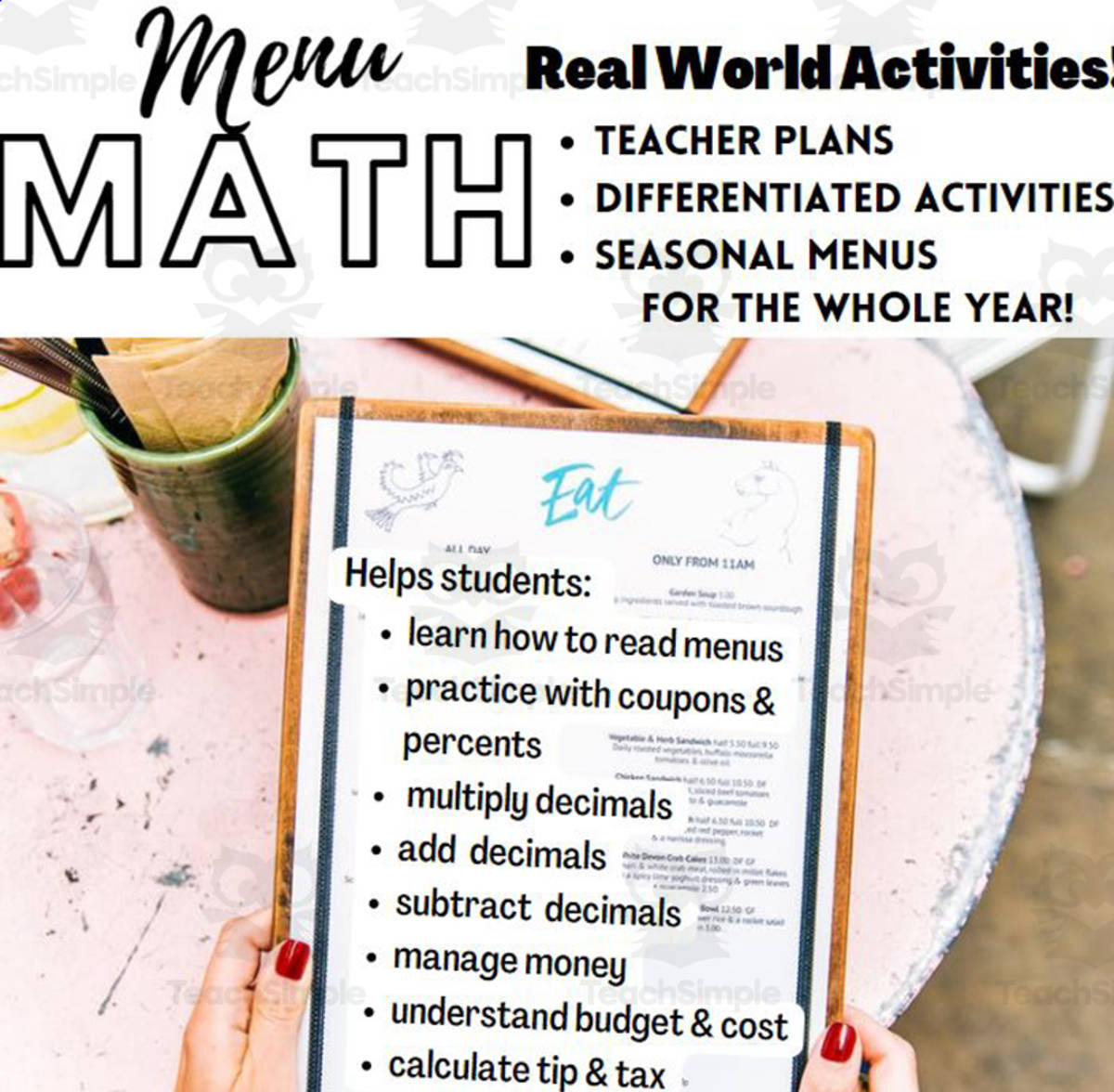 An educational teaching resource from Big Apple Teaching entitled Math: Money Activities downloadable at Teach Simple.