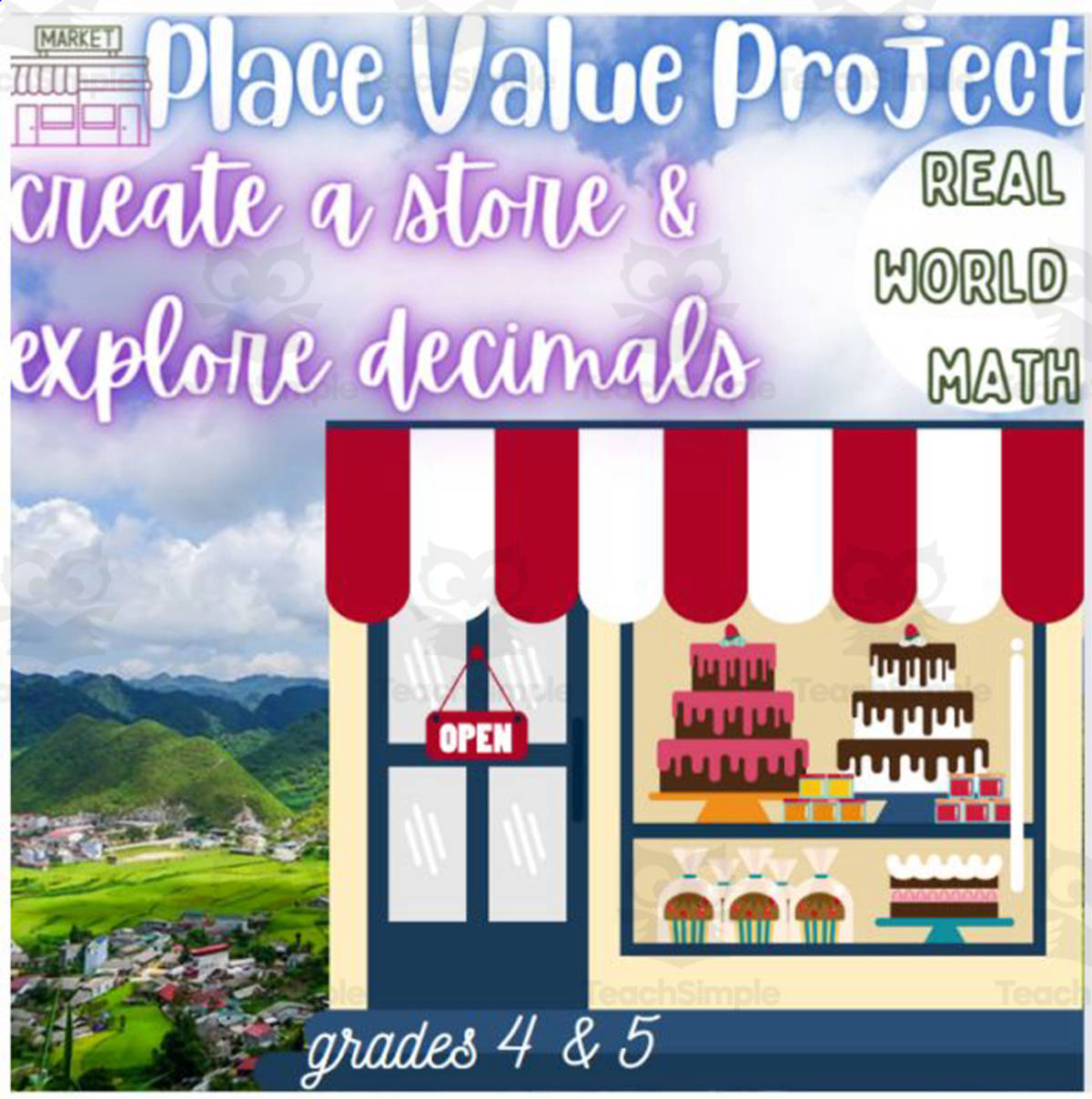 An educational teaching resource from Big Apple Teaching entitled Math Project and Practice downloadable at Teach Simple.