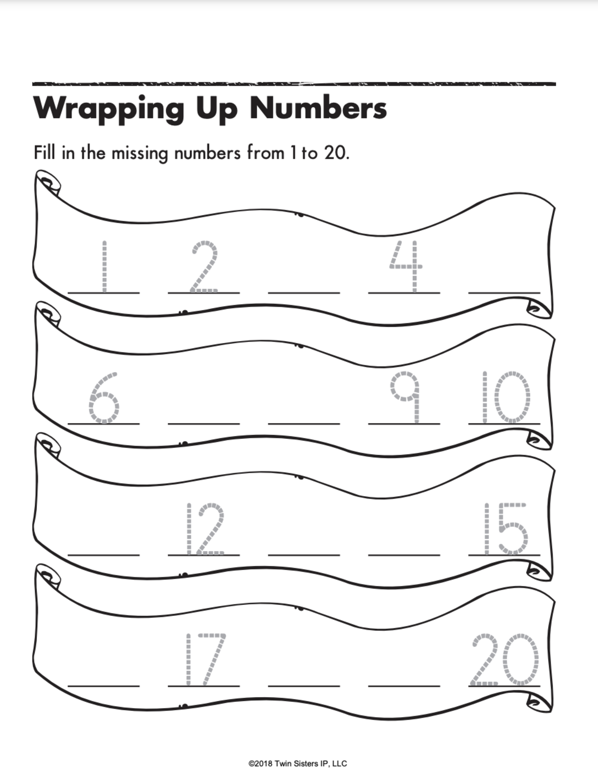 An educational teaching resource from Twin Sisters Digital Media entitled Math Review Printable Workbook for Kindergarten downloadable at Teach Simple.