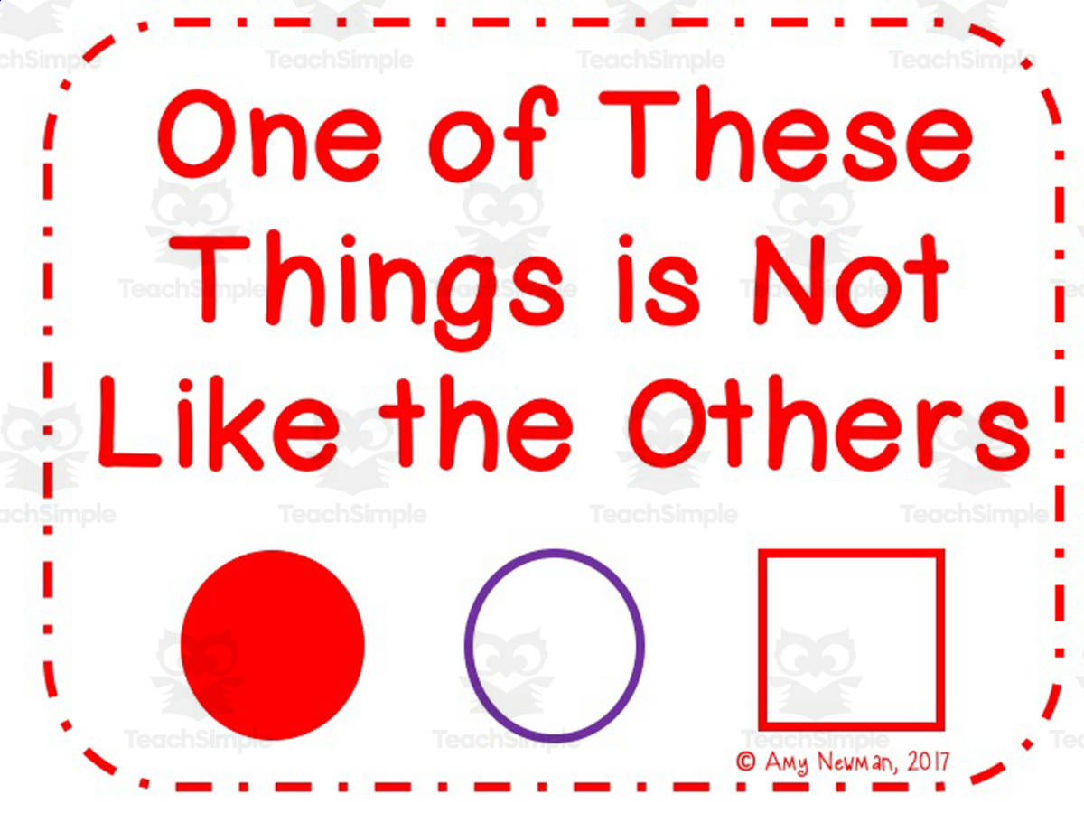 An educational teaching resource from First in Line entitled Math Warm Up Routines: One of These Things downloadable at Teach Simple.