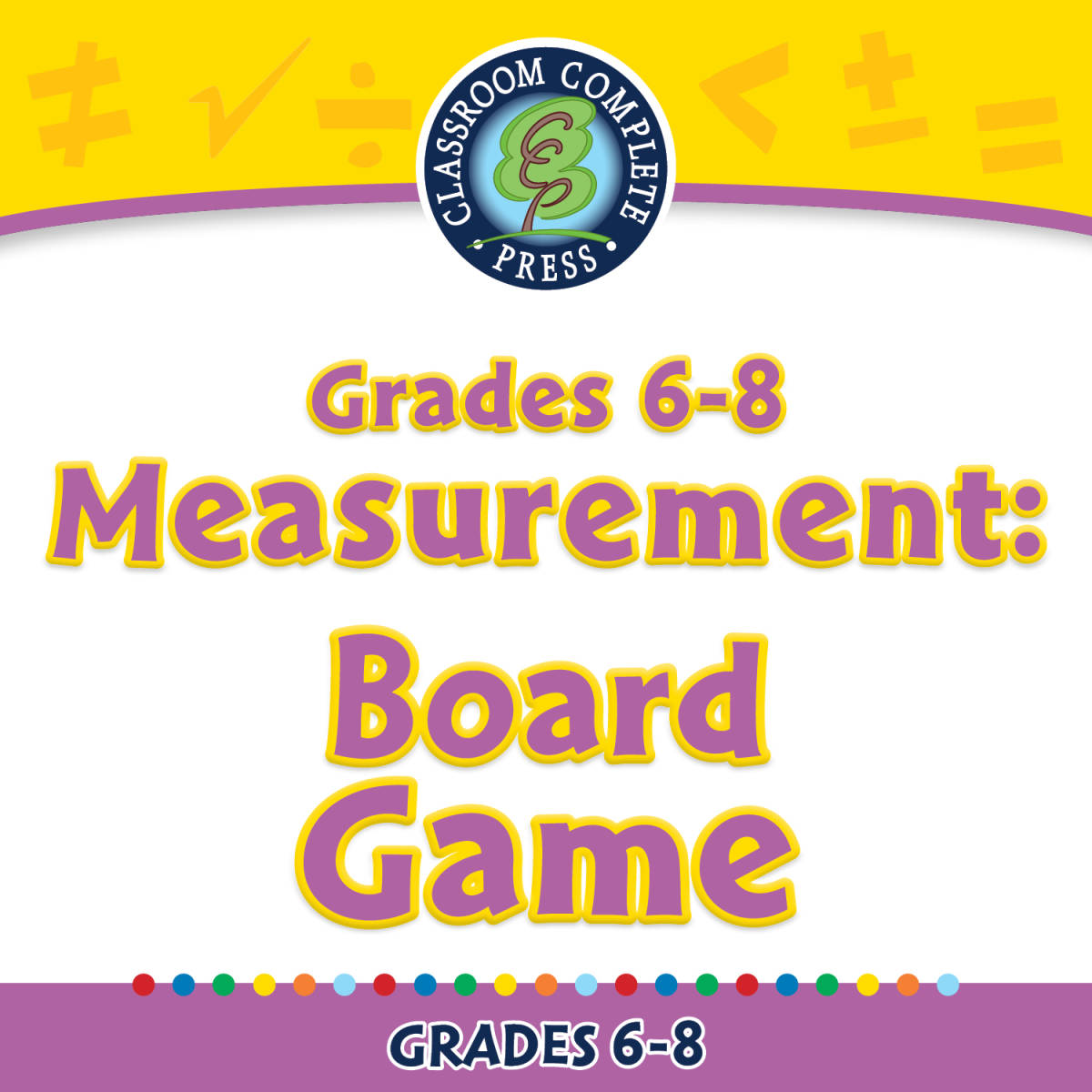 An educational teaching resource from Classroom Complete Press entitled Measurement: Board Game - FLASH-MAC downloadable at Teach Simple.