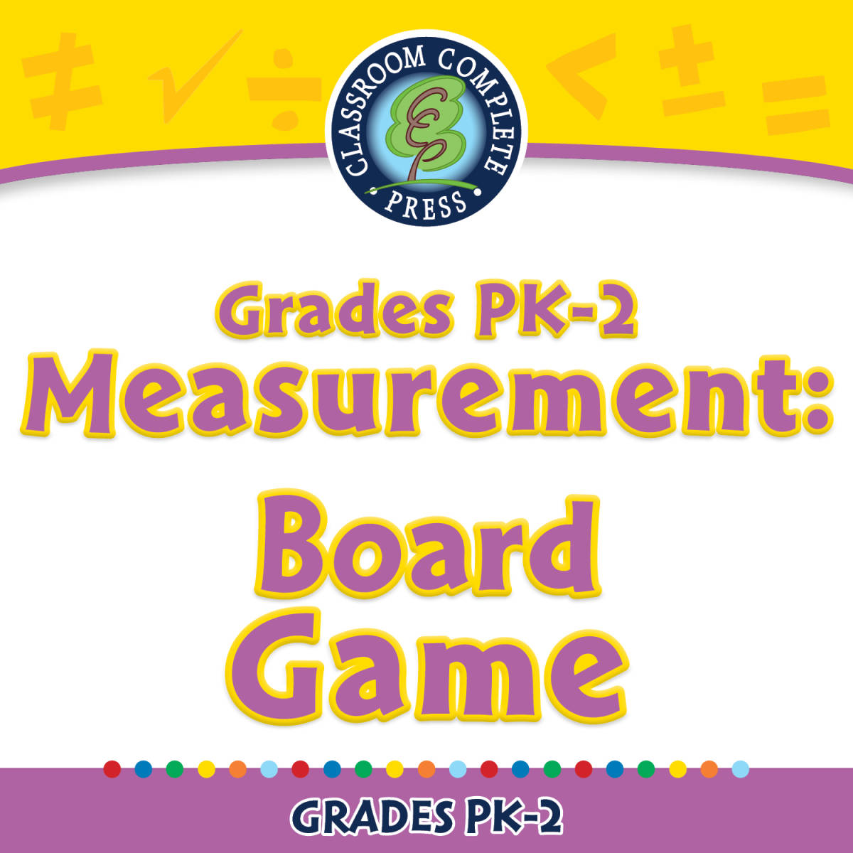 An educational teaching resource from Classroom Complete Press entitled Measurement: Board Game - MAC Software downloadable at Teach Simple.