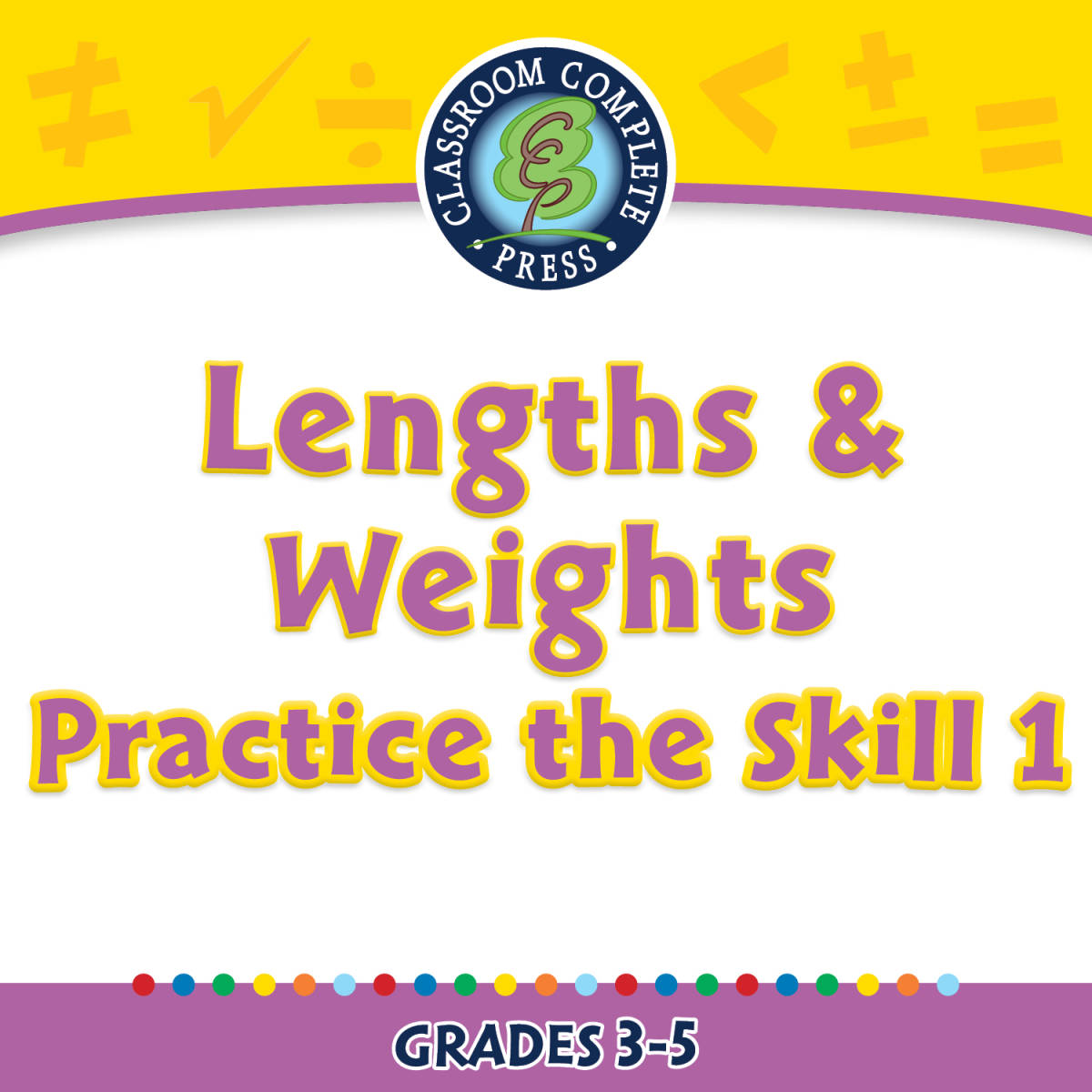 An educational teaching resource from Classroom Complete Press entitled Measurement: Lengths & Weights - Practice the Skill 1 - FLASH-MAC downloadable at Teach Simple.