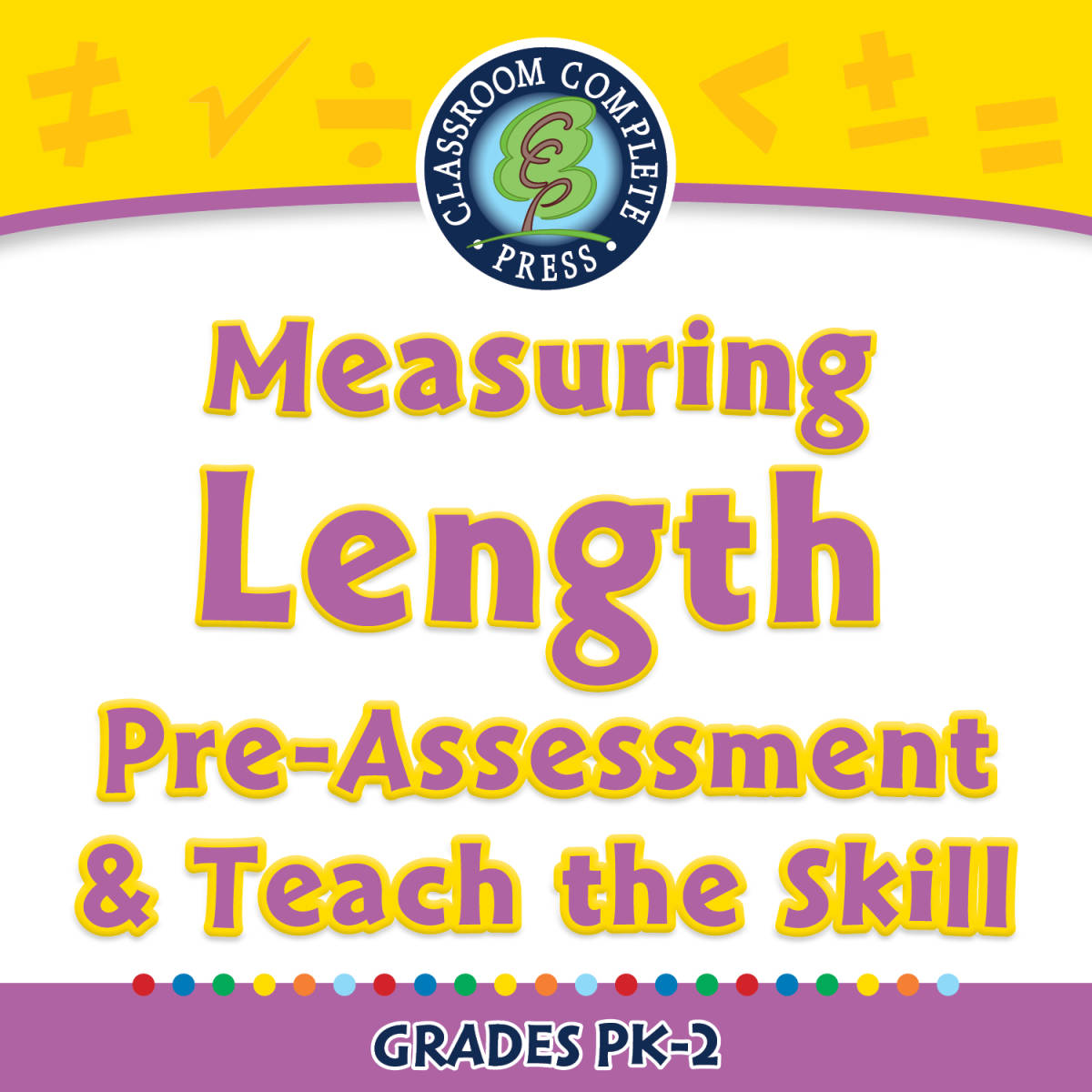 An educational teaching resource from Classroom Complete Press entitled Measurement: Measuring Length - Pre-Assessment & Teach the Skill - MAC Software downloadable at Teach Simple.