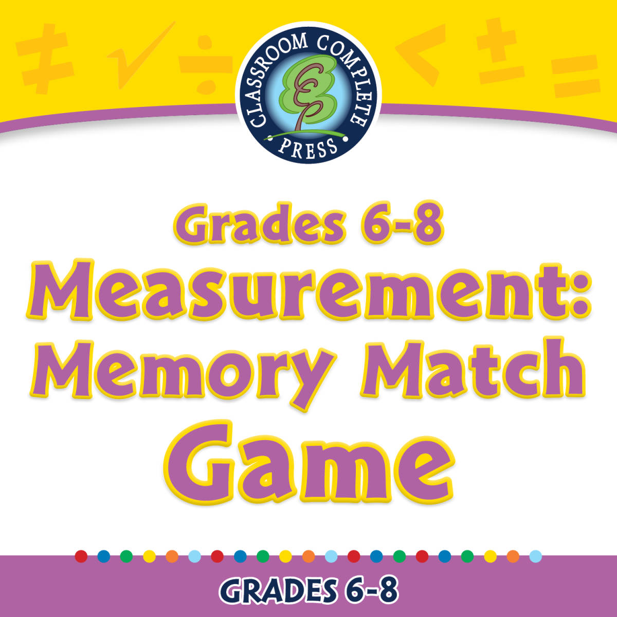 An educational teaching resource from Classroom Complete Press entitled Measurement: Memory Match Game - FLASH-MAC downloadable at Teach Simple.