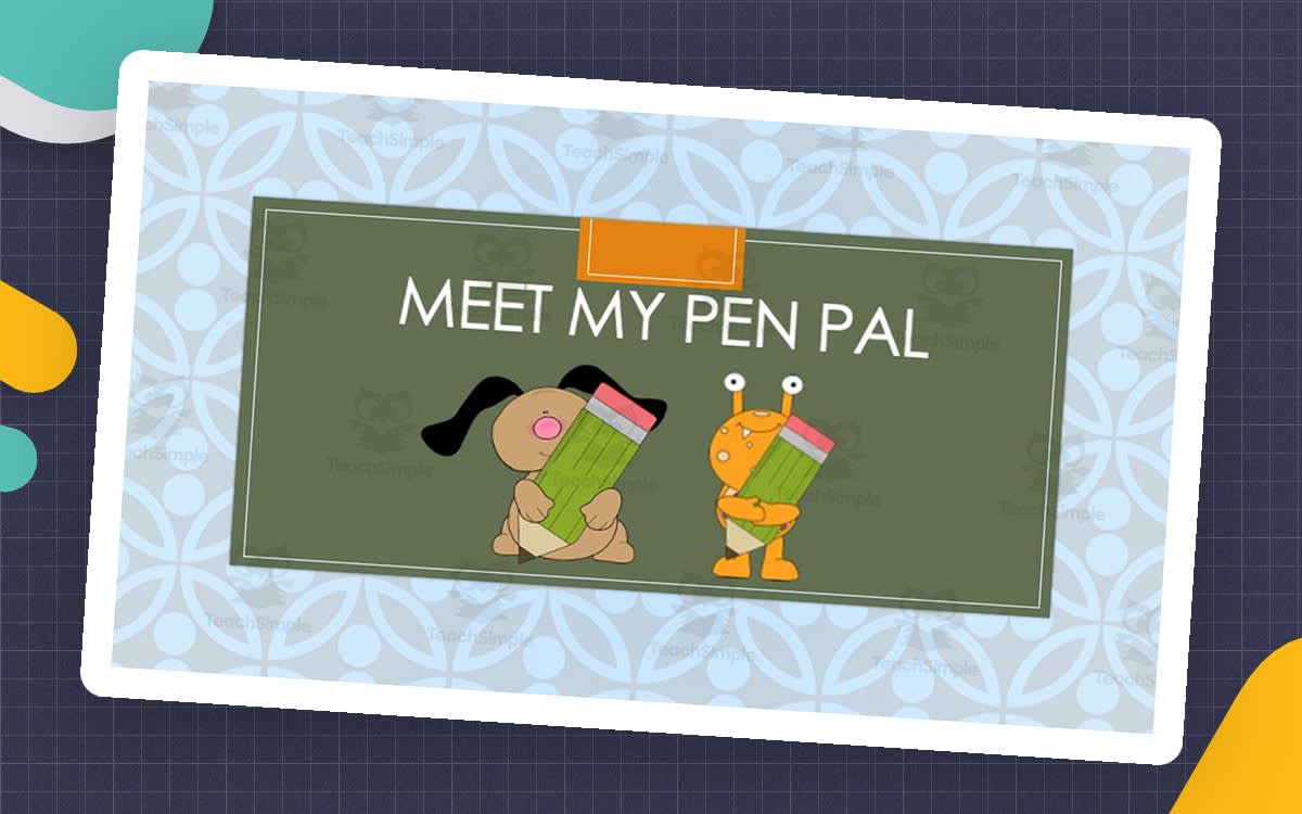 An educational teaching resource from Golden Promise entitled Meet My Pen Pal Role Play Activity downloadable at Teach Simple.