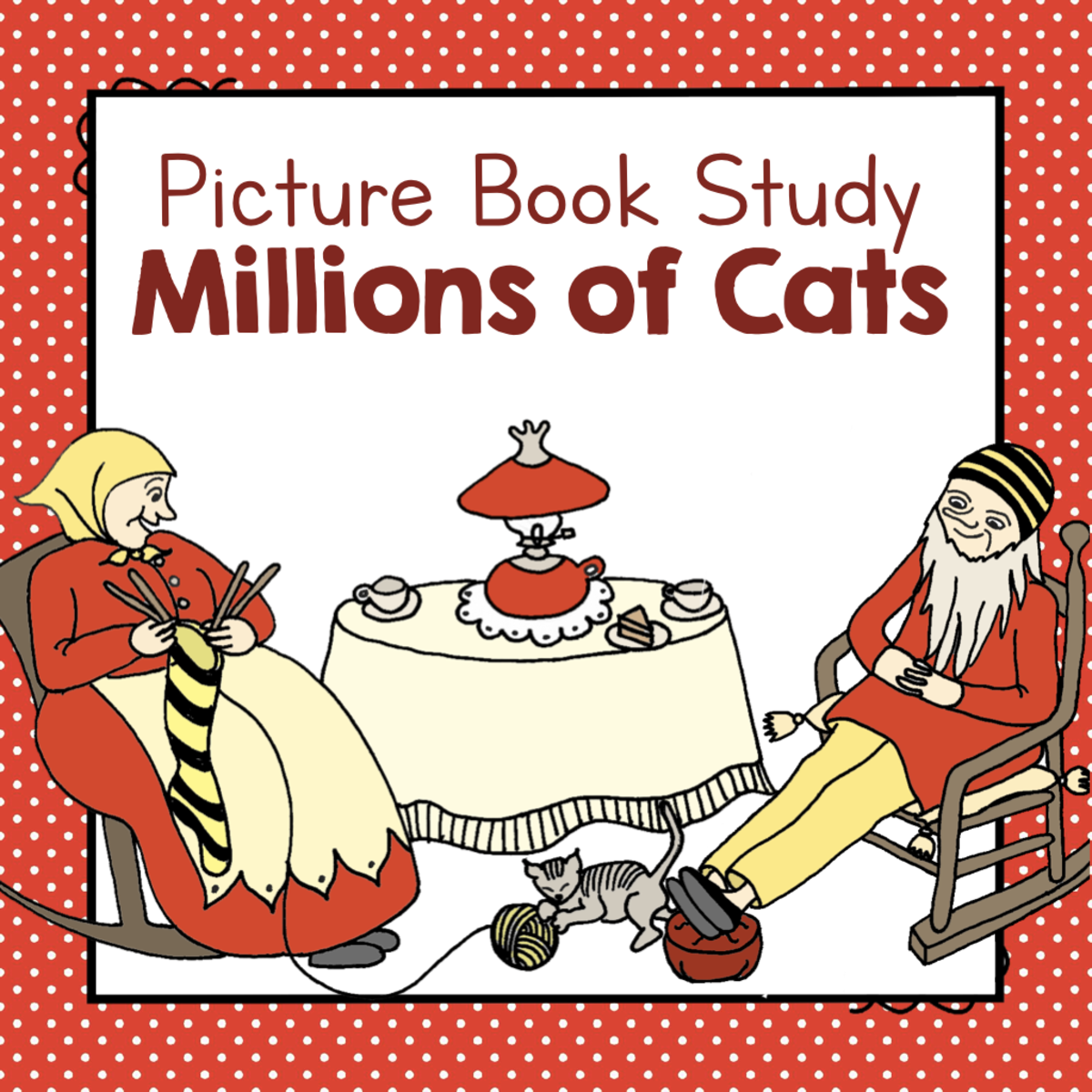 An educational teaching resource from Simply Schoolgirl entitled "Millions of Cats" | Picture Book Study downloadable at Teach Simple.