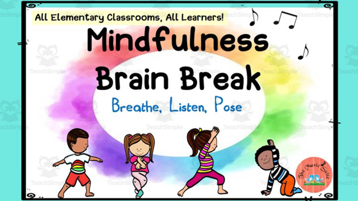 An educational teaching resource from The Music Suite entitled Mindfulness Brain Break Yoga Music downloadable at Teach Simple.