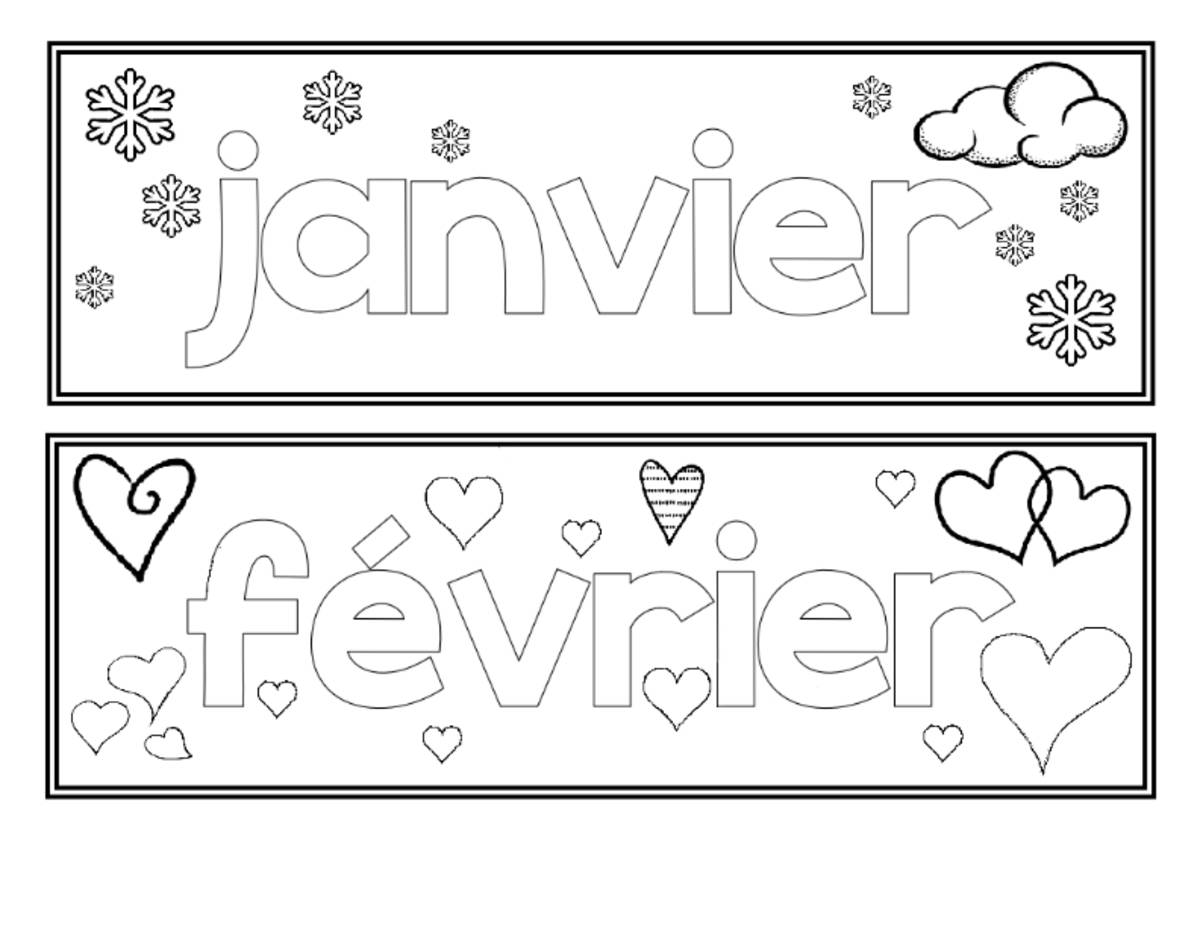 An educational teaching resource from Brave Education entitled Months of the Year Labels – French Version downloadable at Teach Simple.