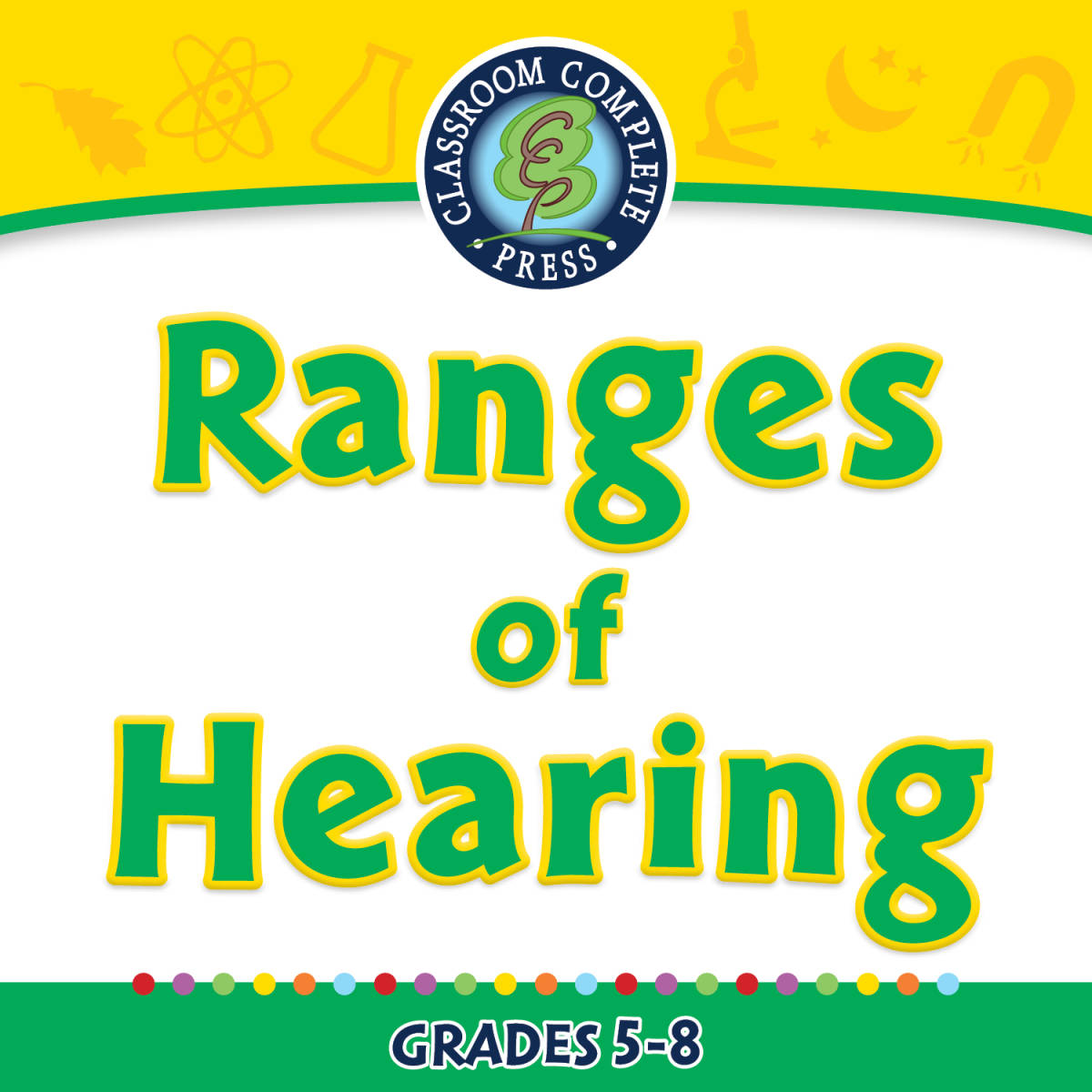 An educational teaching resource from Classroom Complete Press entitled Motion: Ranges of Hearing - FLASH-MAC downloadable at Teach Simple.