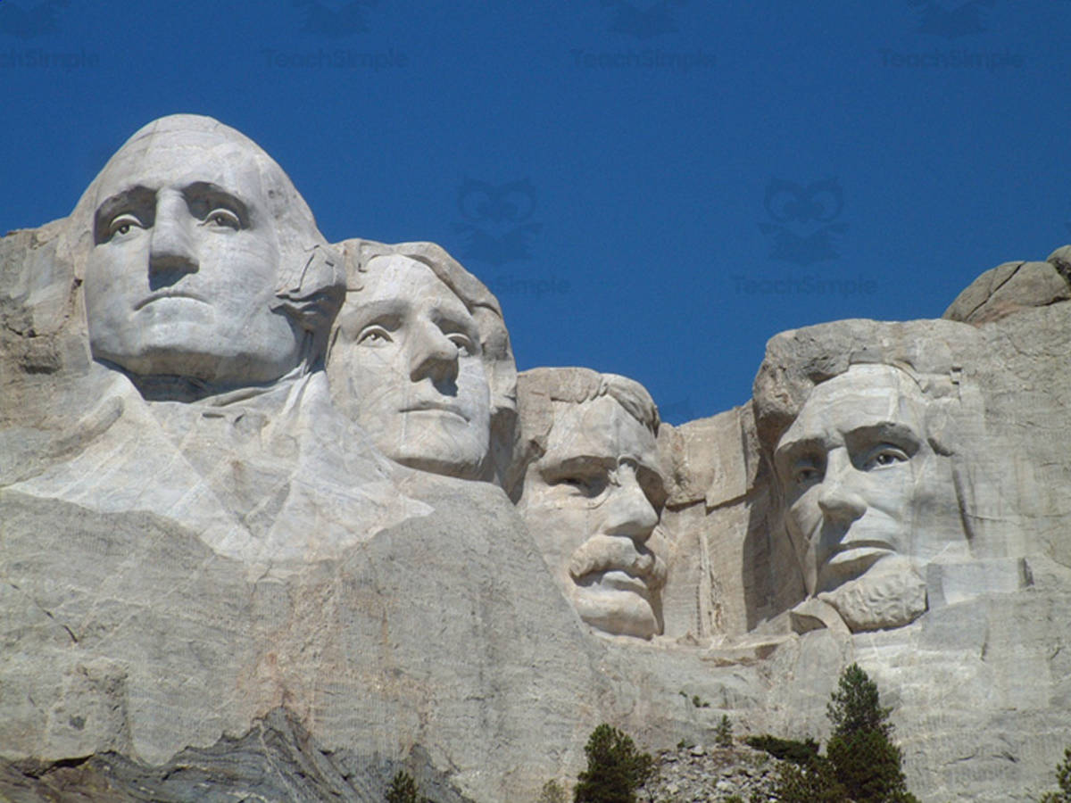 An educational teaching resource from OK Products entitled Mount Rushmore Photoshop Activity downloadable at Teach Simple.
