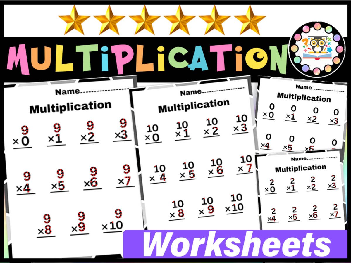 An educational teaching resource from LAMO entitled Multiplication Fact Practice – Touch Dot Worksheets downloadable at Teach Simple.