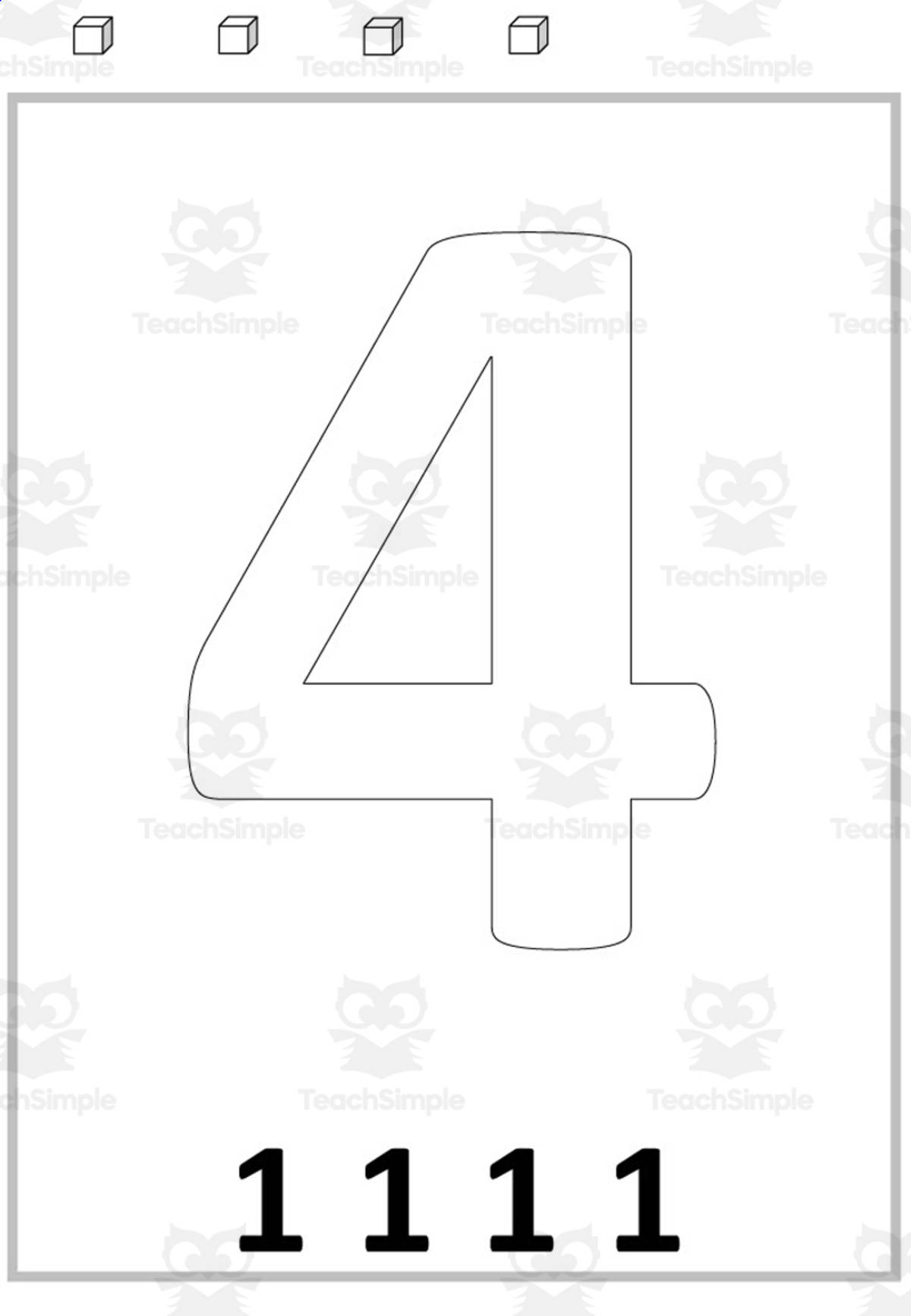 An educational teaching resource from WORDS ASIDE entitled Multiplication Repeated Addition Mats with Cubes x1 downloadable at Teach Simple.