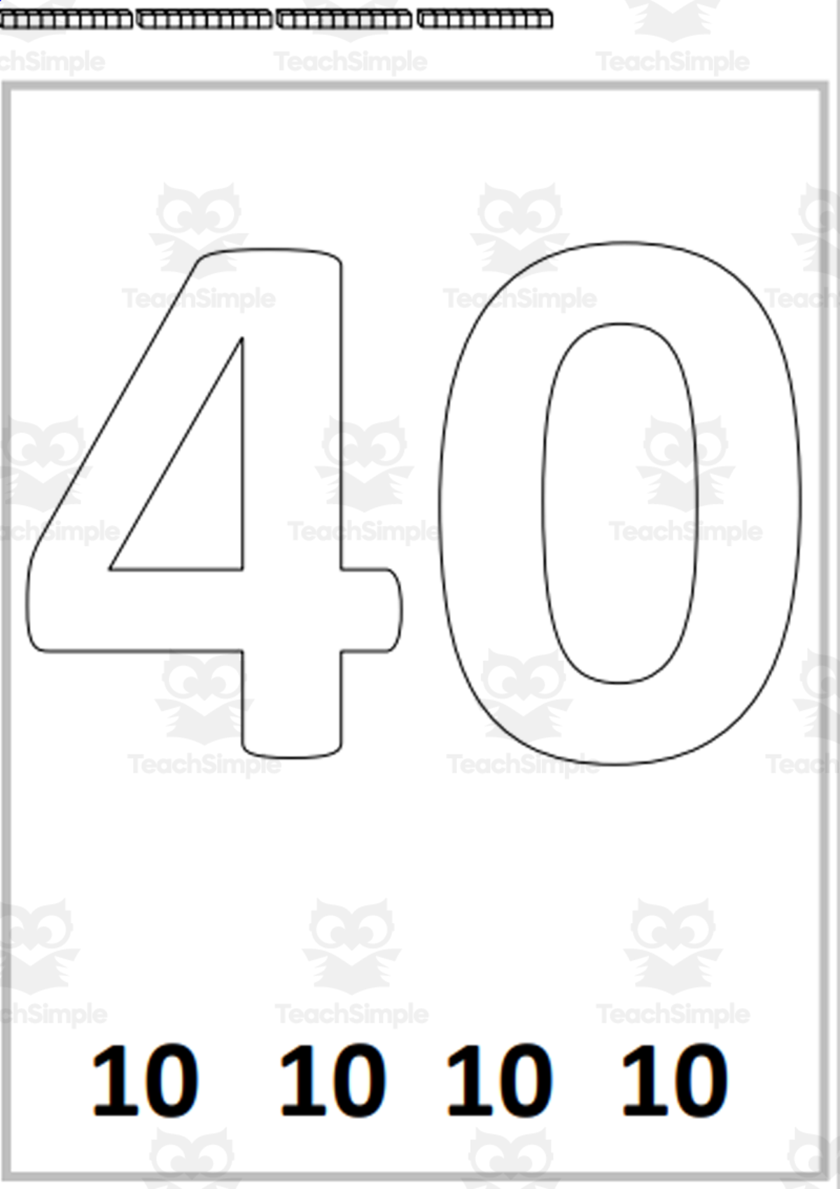 An educational teaching resource from WORDS ASIDE entitled Multiplication Repeated Addition Mats with Cubes x10 downloadable at Teach Simple.