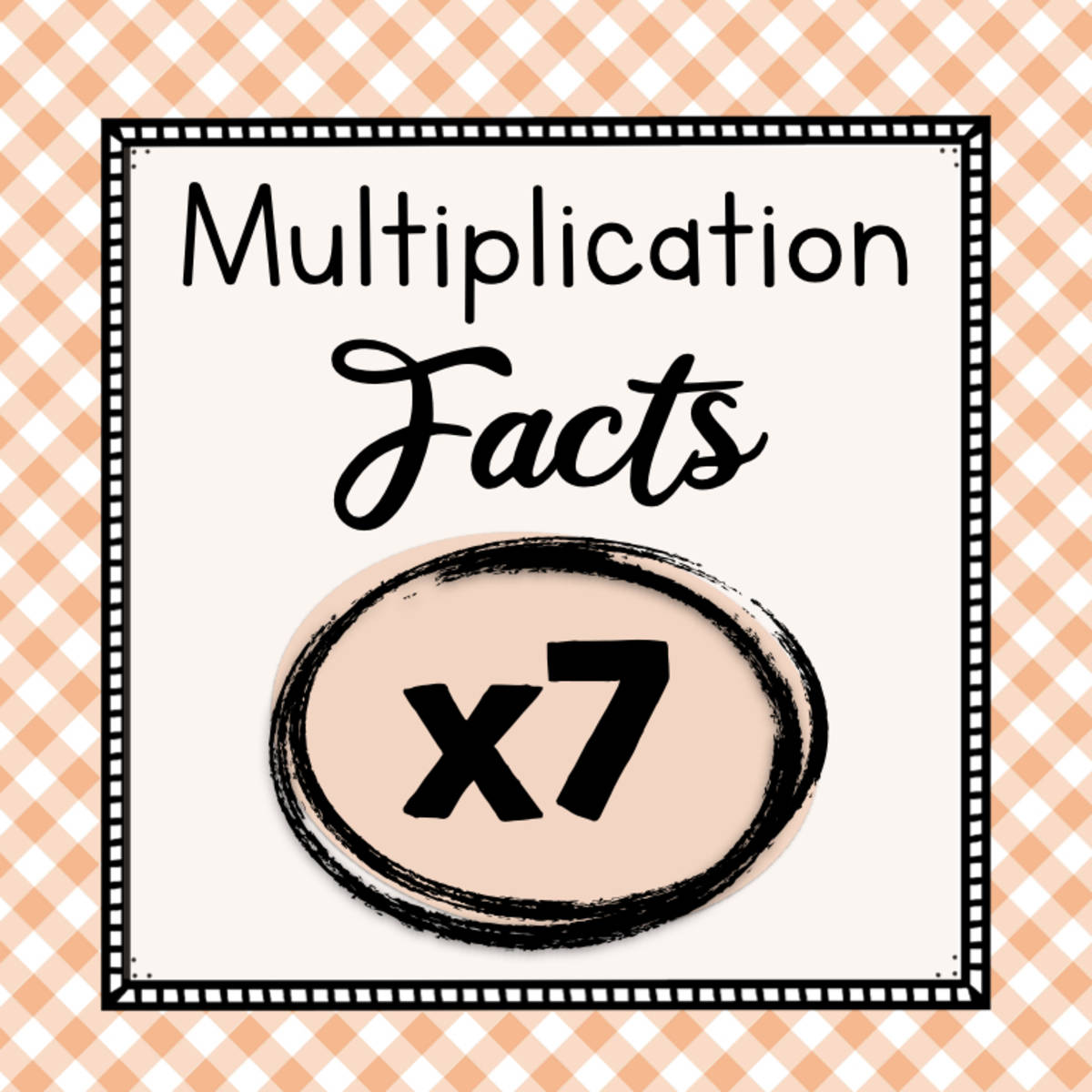 An educational teaching resource from Simply Schoolgirl entitled Multiply by 7 Worksheets – 7 Times Tables Set downloadable at Teach Simple.