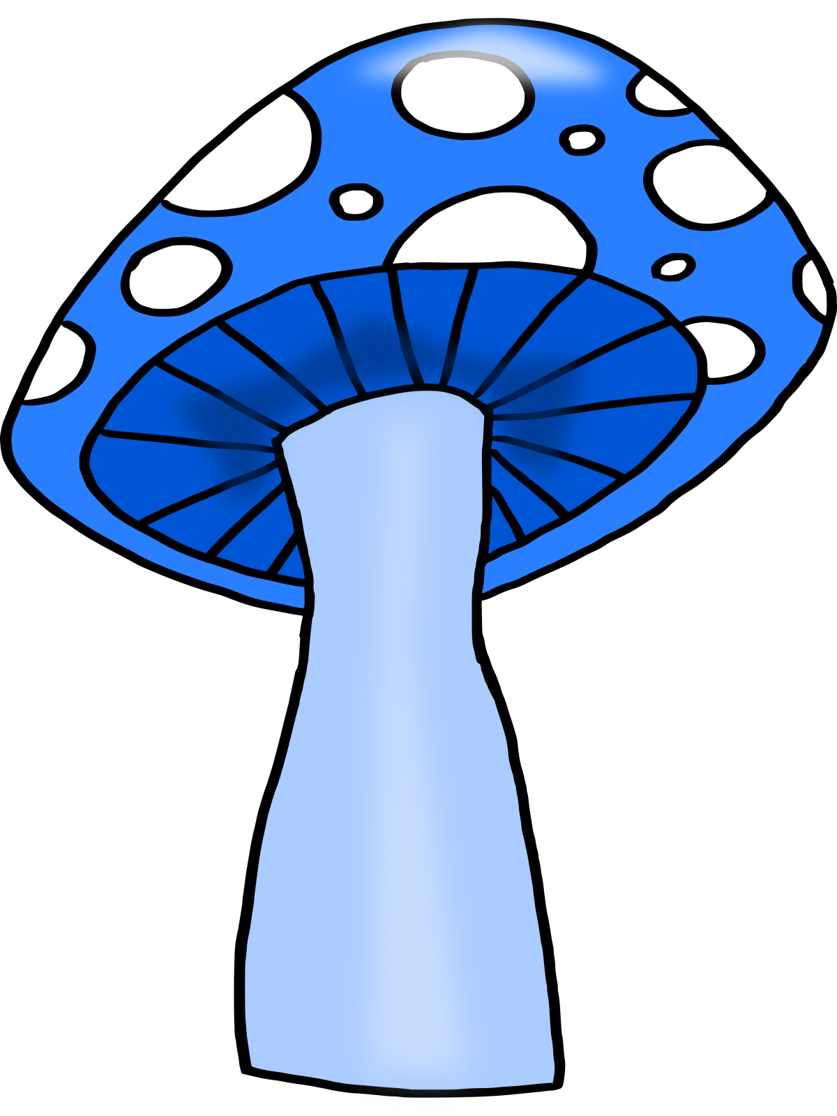 An educational teaching resource from Teacher's Clipart entitled Mushrooms Clip Art downloadable at Teach Simple.