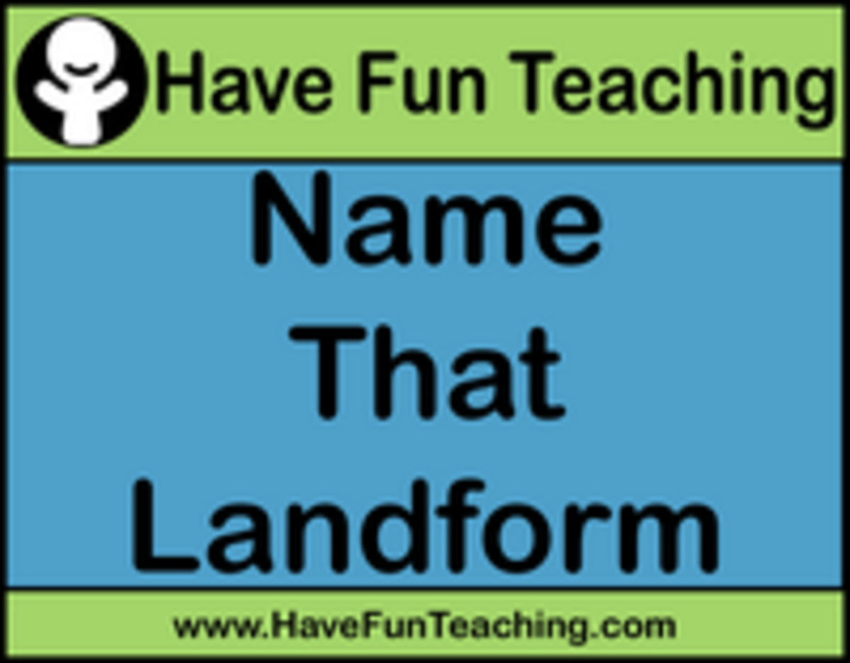 An educational teaching resource from Have Fun Teaching entitled Name That Landform Smartboard Game downloadable at Teach Simple.