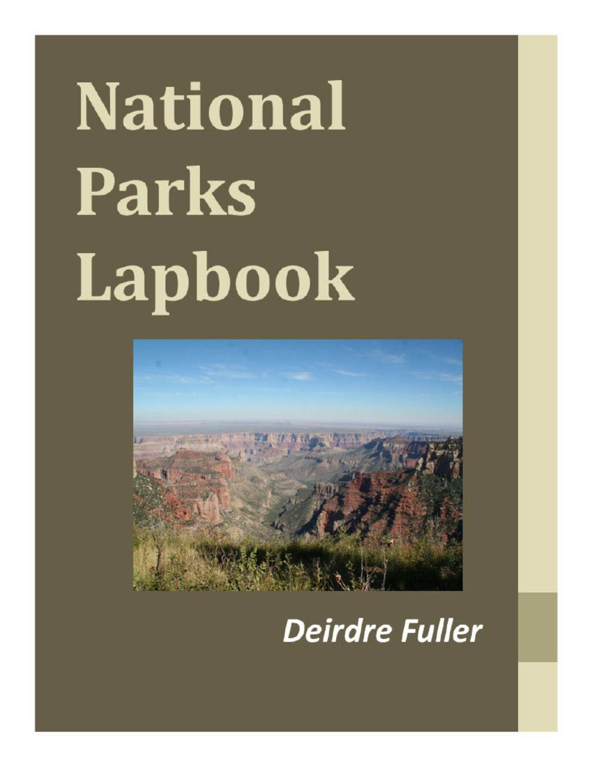 An educational teaching resource from Creative Learning Connection entitled National Parks - Lapbook downloadable at Teach Simple.
