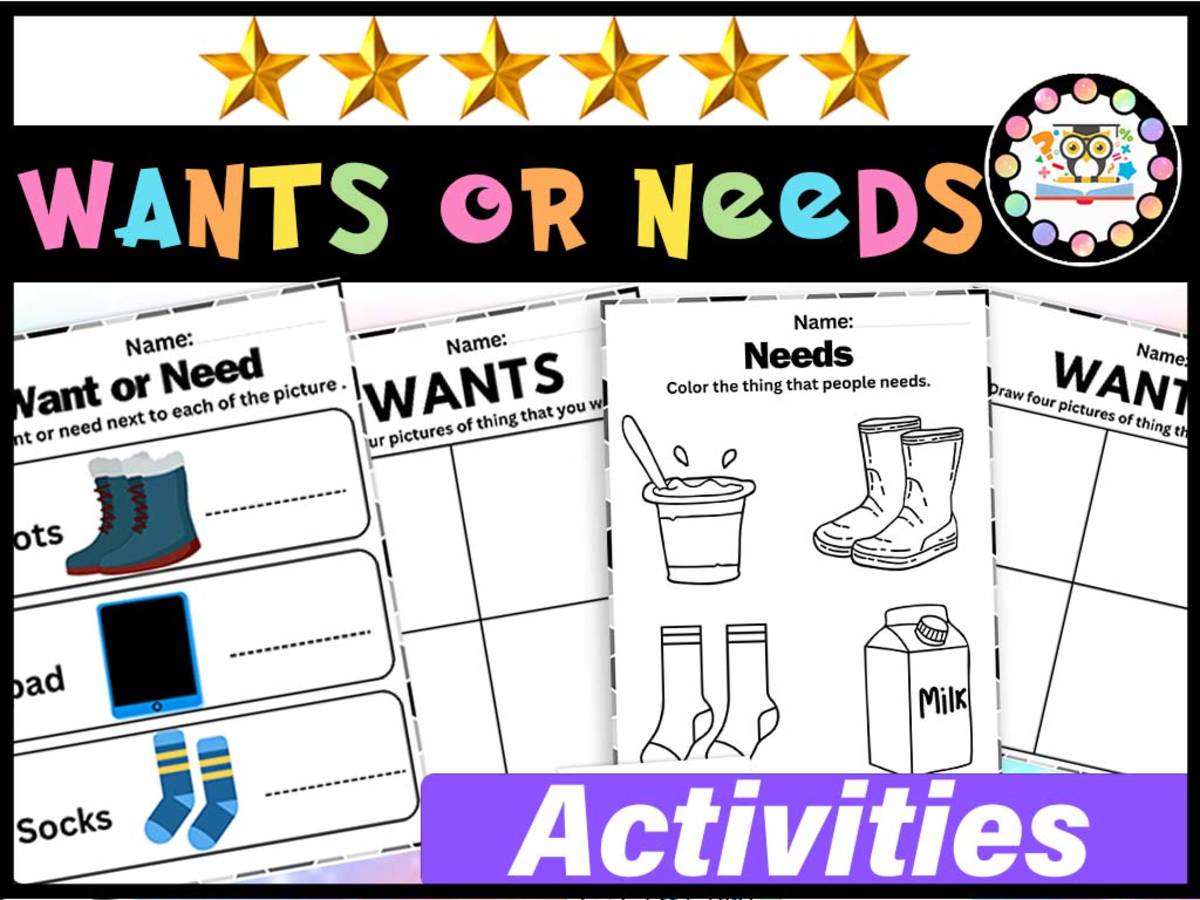 An educational teaching resource from LAMO entitled Need or Wants Worksheet 1st 2nd Grade Social Studies Activities downloadable at Teach Simple.