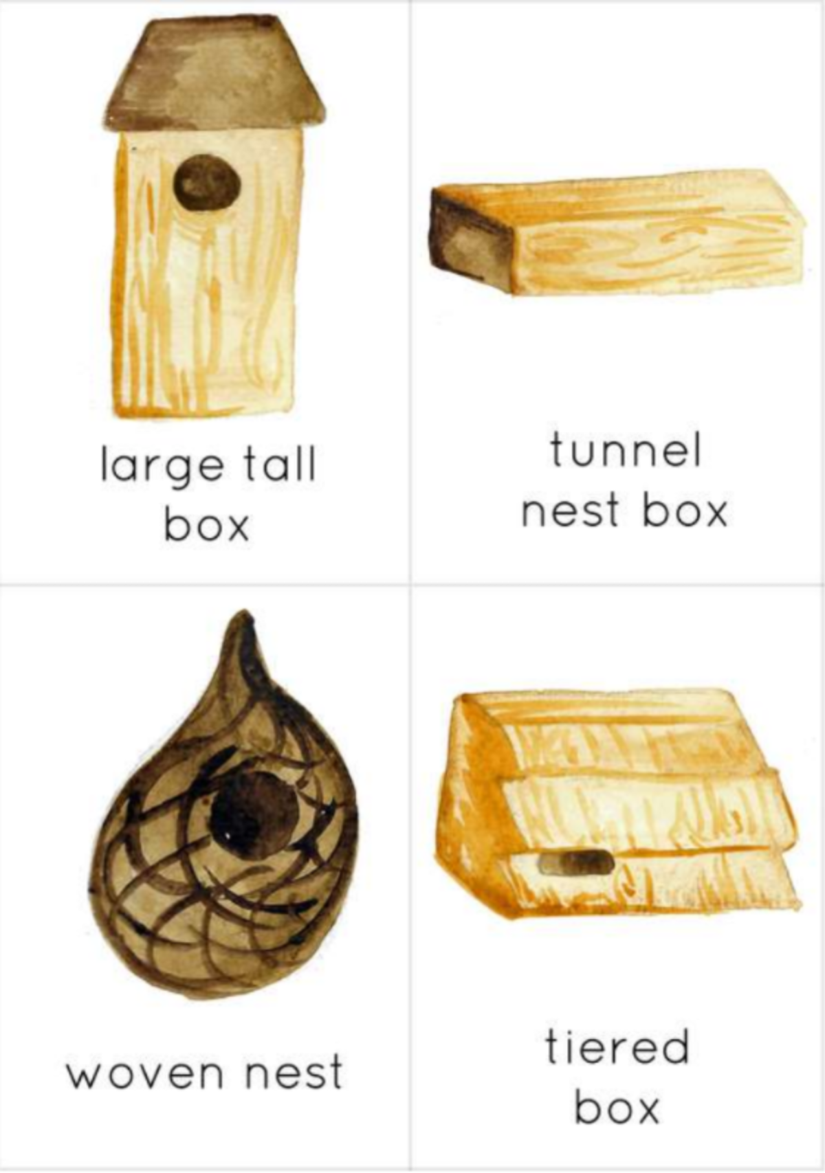 An educational teaching resource from Fiddleticks Education entitled Nest Boxes Poster downloadable at Teach Simple.
