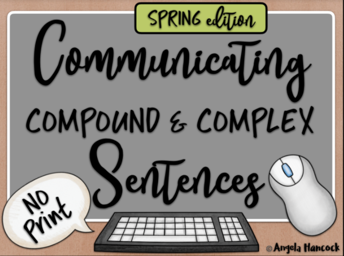 An educational teaching resource from Intrepid Speech Therapy Materials entitled NO PRINT Fall Communicating Compound & Complex Sentences for Distance Learning downloadable at Teach Simple.