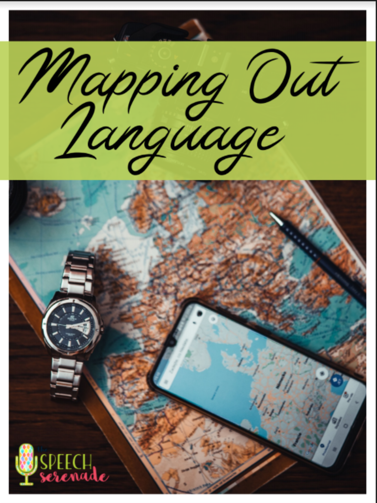 An educational teaching resource from Intrepid Speech Therapy Materials entitled NO PRINT Mapping Out Language Functional Life Skills Charleston SC downloadable at Teach Simple.