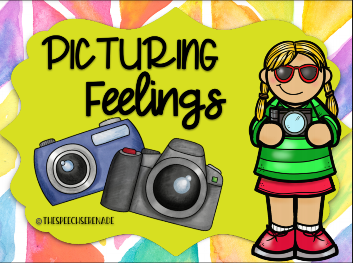 An educational teaching resource from Intrepid Speech Therapy Materials entitled NO PRINT Picturing Feelings & Emotions Social Skills with Social Scenario downloadable at Teach Simple.
