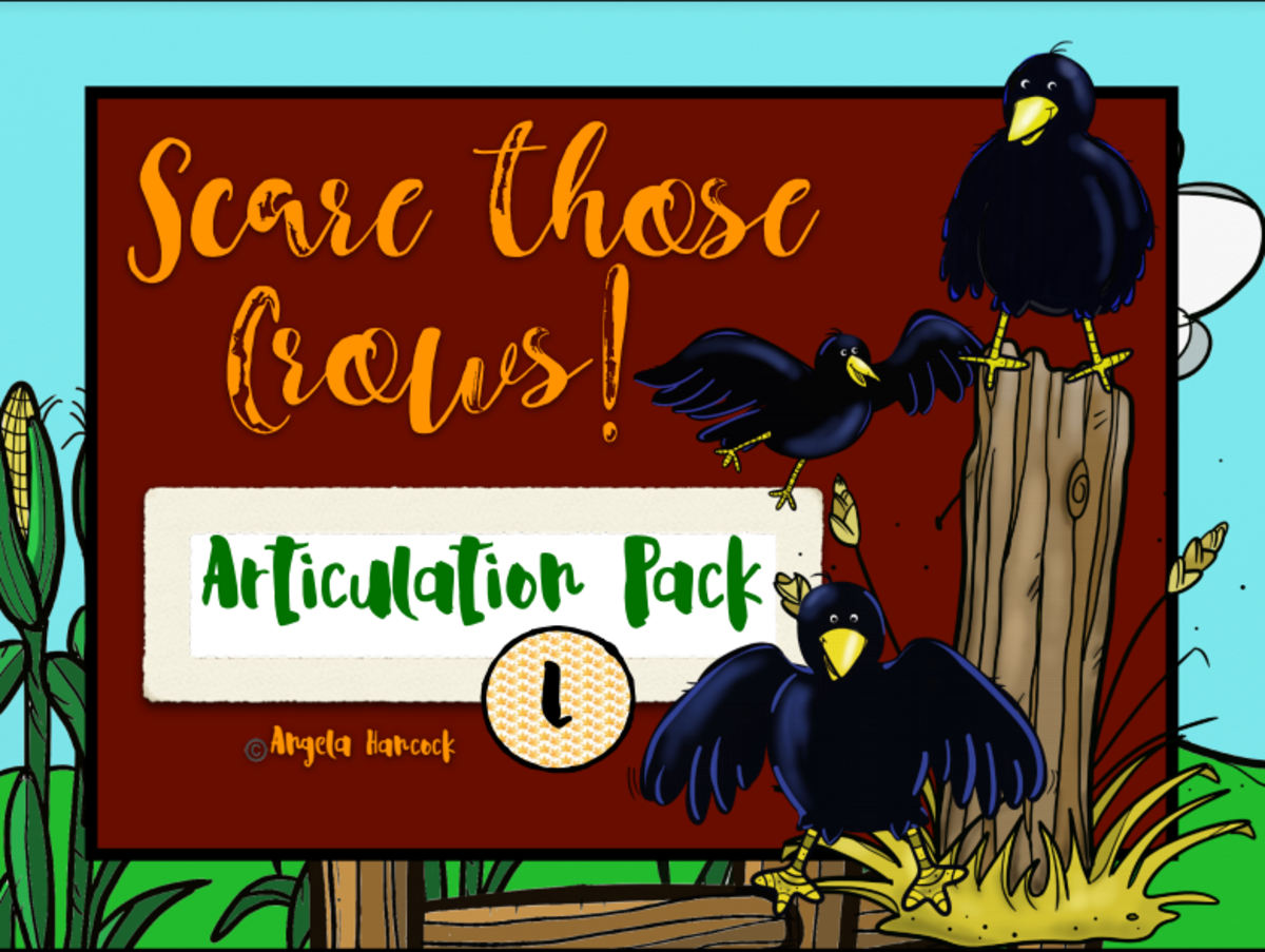 An educational teaching resource from Intrepid Speech Therapy Materials entitled NO PRINT Scare the Crows Articulation - L Edition for Distance Learning downloadable at Teach Simple.