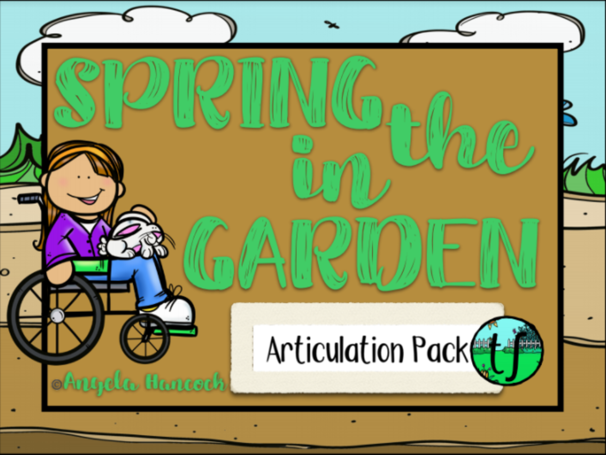 An educational teaching resource from Intrepid Speech Therapy Materials entitled NO PRINT Spring Garden Articulation - CH Ed Distance Learning downloadable at Teach Simple.