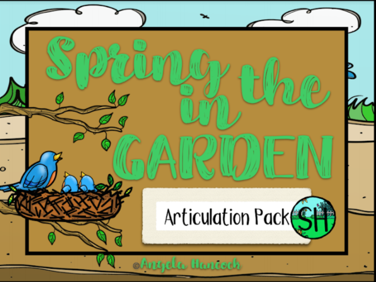 An educational teaching resource from Intrepid Speech Therapy Materials entitled NO Print Spring Garden Articulation - SH Ed Distance Learning downloadable at Teach Simple.