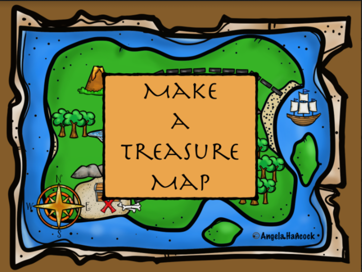 An educational teaching resource from Intrepid Speech Therapy Materials entitled NO PRINT Treasure Map Inferences for Distance Learning downloadable at Teach Simple.
